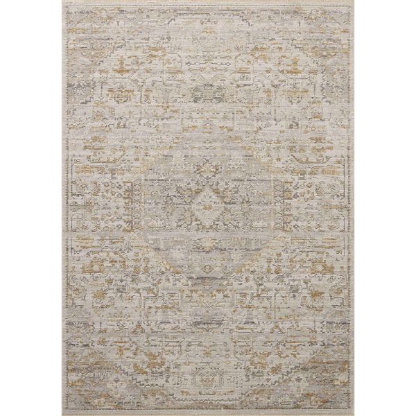 Tapis Milena MLE-09 Loloi, Ivoire/Ocre