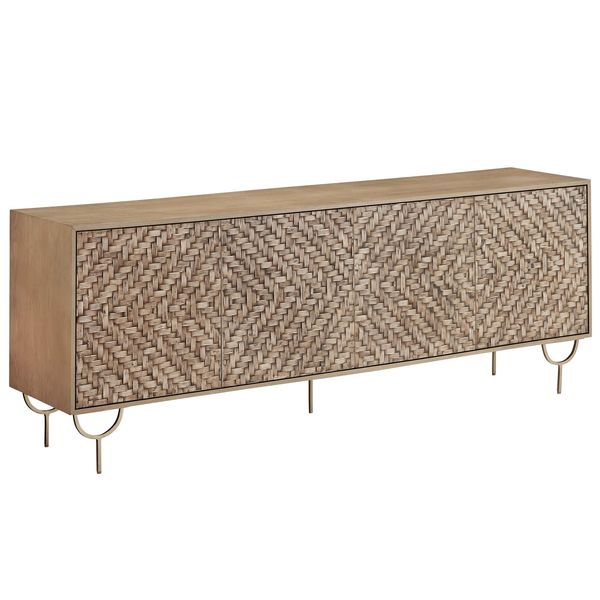 Buffet 4 portes Toscane, Naturel