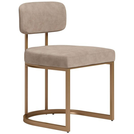 Chaise a manger Velar, Beige, Lot de 2