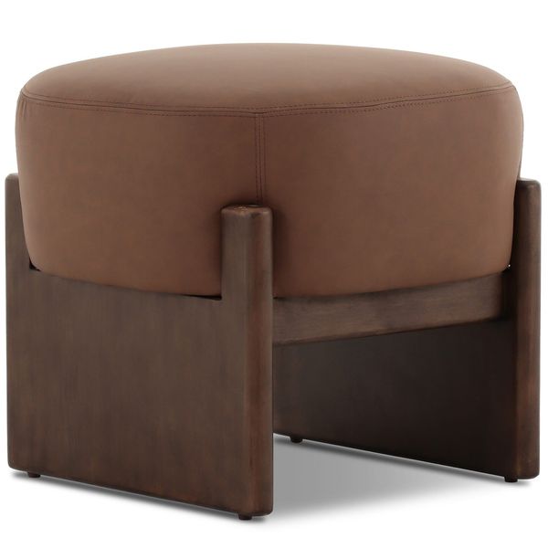 Tabouret Cuir Kirby, Cigare Maestro