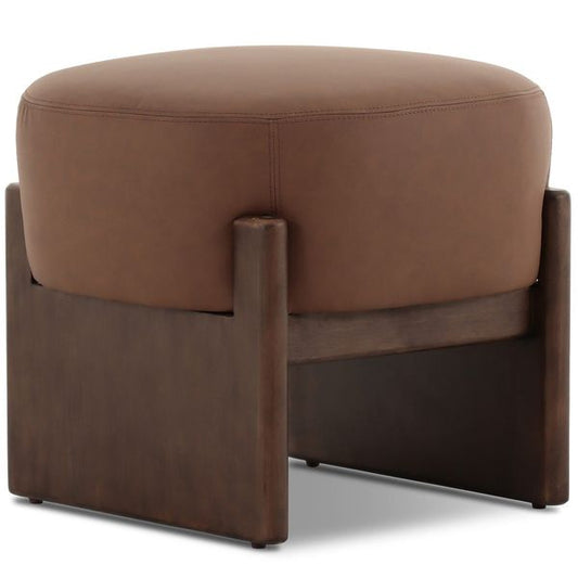 Tabouret Cuir Kirby, Cigare Maestro