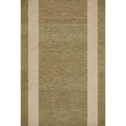 Tapis Craven CVN-01 Leanne Ford ¡Á Loloi, Olive Claire/Flocons d'Avoine