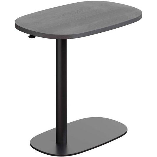 Table d'appoint pivotante reglable Buddy, Gris