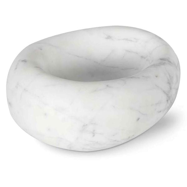 Bol marbre Lagune, Blanc