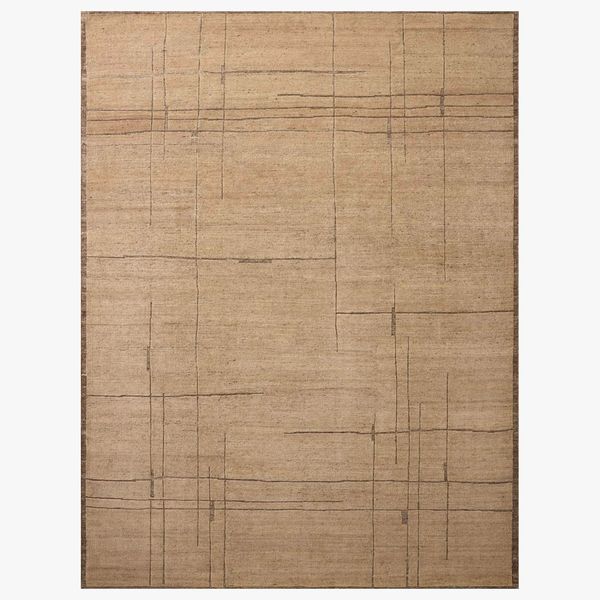 Tapis Beckham BEC-02 Loloi, Marron/Rose Pale